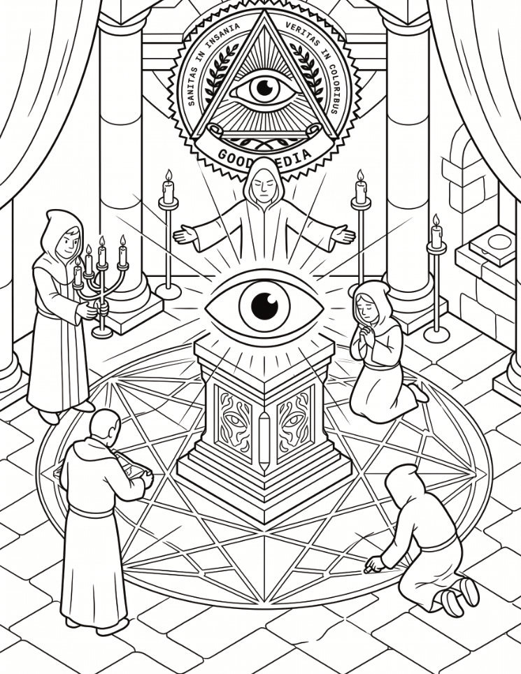 Sketchy Theories sample coloring page